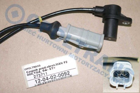 Фото автозапчасти датчик оборотов коленвала MAN F2000, TGA Sensor Tech 1204020092