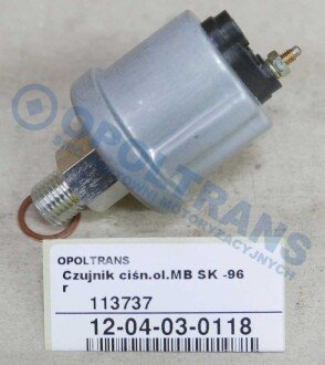 Фото автозапчасти датчик давления масла Mercedes 508D-814 OM-314-366 Sensor Tech 1204030118