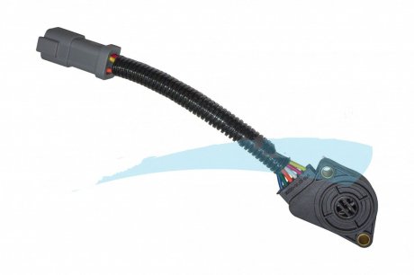 Датчик педалі газу (потенціометр) VOLVO FH12/FH16/FM7/FM9 6 PIN квадратна фішка з кабелем Sensortech BA16002 (фото 1)