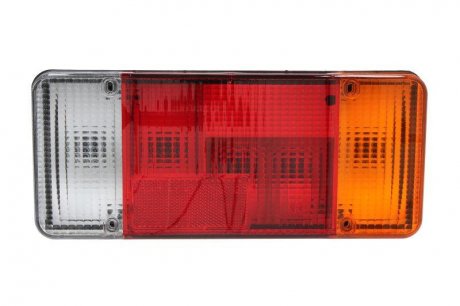Задній ліхтар права (без лампочок, 12/24В, індикатор включення, світло протитуманних фар, із стоп-сигналом, паркувальні вогні, відбивач, із дротом) SERTPLAS 0153LRSK61