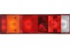 Задний фонарь левая (без лампочек, с подсветкой номера, отражатель, боковые зазоры, (EN) with 8 pin socket bayonet in the rear) MAN E2000, F2000, L2000, M 2000 L, M 2000 M 06.93- SERTPLAS EML0030LBBC (фото 2)