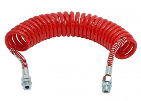 Спираль воздушная (шланг пневматический) M22x1.5mm красная Sfera parts 02.OS.0004-528499 (фото 1)