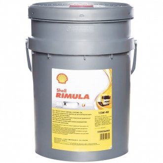 Фото автозапчастини мастило RIMULA R4 X 15W40 20L SHELL 550036738