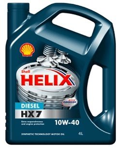 Фото автозапчастини олива моторна Helix HX7 Diesel 10W-40 4л SHELL 550040425