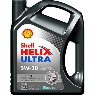 Фото автозапчасти моторное масло Helix Ultra ECT C3 5W-30 (5л) SHELL 550042826