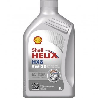 Моторное масло Helix HX8 ECT 5W-30 синтетическое 1 л SHELL 550048140