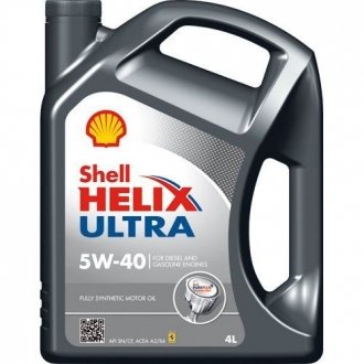 Масло моторное "Helix Ultra 5W-40", 4л SHELL 550052679
