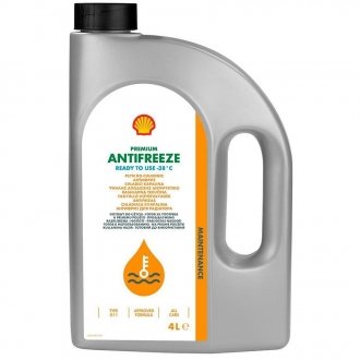 Антифриз готовий Premium Antifreeze 774 C (G11) 4л SHELL PBT74B