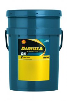 Фото автозапчасти масло двигателя RIMULA (20L+) SAE 10W40 API CF-4; CG-4; CH-4; CI-4; ACEA E3; E5; E7; CUMMINS 20071; CUMMINS 20072; CUMMINS 20076; CUMMINS 20077; CUMMINS 20078; MACK EO-M; MACK EO-M+; MAN M 3275; MB 228 SHELL RIMULA R5 E 10W40 20L