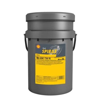 Фото автозапчасти трансмиссионное масло Spirax (20L+) SAE 75W90 API GL-5, МТ-1, ARenaultN MERITOR EU 076-N, DAF, MACK GO-J+, MAN 342 TYP S1, MIL-PRF-2105E, SCANIA STO 2:0G, VOLVO 97312, ZF TE-ML05B, ZF TE-ML07A, ZF TE-ML 1 SHELL SPIRAX S6 AXME 75W90 20L