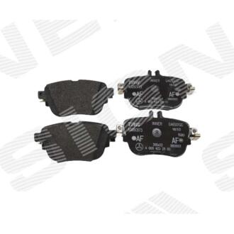 Фото автозапчасти тормозные колодки MERCEDES BENZ (C-KL W205), 14 - (A0004209700) SIGNEDA 0004209700