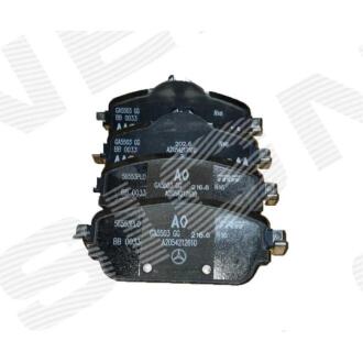 Фото автозапчасти тормозные колодки MERCEDES BENZ (C-KL W205), 14 - (A0084203620) SIGNEDA 0084203620