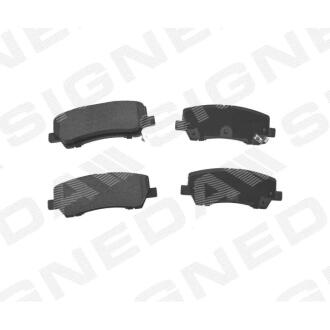 Фото автозапчасти тормозные колодки FORD MUSTANG, 15 - 17 (FR3Z2200D) SIGNEDA BPDFD0002SET