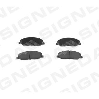 Фото автозапчастини гальмівні колодки FORD MUSTANG, 05 - 09 (4R3Z2001BA) SIGNEDA BPDFD0009SET (фото 1)