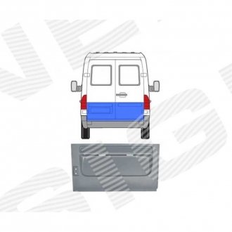 Фото автозапчастини залізо дверей | mercedes benz sprinter, 02.95 - 02.00 SIGNEDA PBZ88018AL