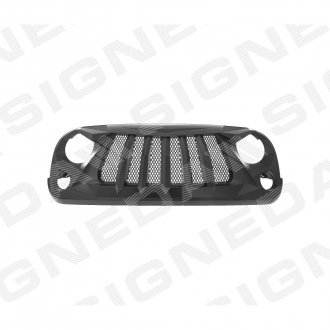 Фото автозапчастини решітка радіатора JEEP WRANGLER, 07 - 18 SIGNEDA PCR99069GA