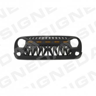 Фото автозапчастини решітка радіатора JEEP WRANGLER, 07 - 18 SIGNEDA PCR99072GA