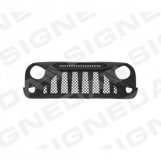 Фото автозапчастини решітка радіатора JEEP WRANGLER, 07 - 18 SIGNEDA PCR99074GA