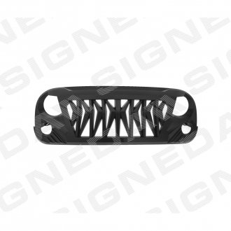 Фото автозапчастини решітка радіатора JEEP WRANGLER, 07 - 18 SIGNEDA PCR99075GA