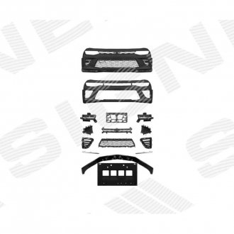 Фото автозапчасти передний бампер SIGNEDA PCV04256BSET