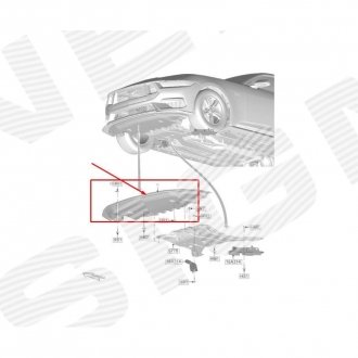 Фото автозапчастини захист під бампер SIGNEDA PFD60102AO