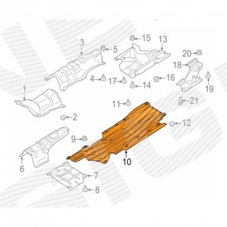 Фото автозапчасти нижняя защита SIGNEDA PFD99304AL