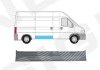 Фото автозапчастини залізо дверей | citroen jumper/fiat ducato/peugeot boxer, 04.94 - 02.02 SIGNEDA PFT88009A (фото 2)