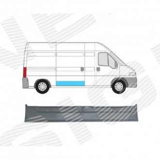 Фото автозапчастини залізо дверей | citroen jumper/fiat ducato/peugeot boxer, 04.94 - 02.02 SIGNEDA PFT88009A