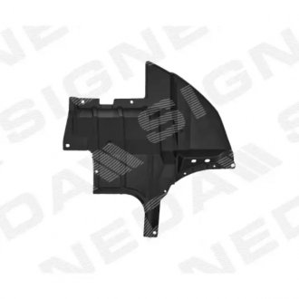 Фото автозапчастини захист під бампер MITSUBISHI OUTLANDER, 02 - 06 (MR520991) SIGNEDA PMB60003KAL