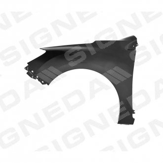 Фото автозапчастини крило IMPREZA, без отвору для повороту SUBARU IMPREZA (GP/GJ), 12 - 16 (57120FJ0109P) SIGNEDA PSB10031AL