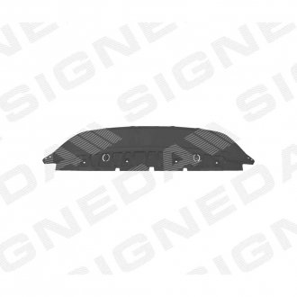 Фото автозапчасти спойлер бампера SKODA SUPERB, 15 - 24 (3V08070619B9) SIGNEDA PSD05006VA