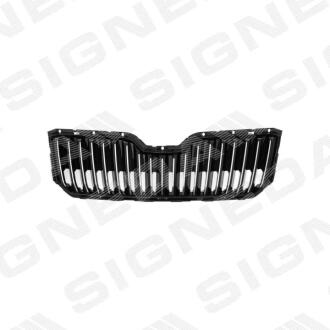 Фото автозапчасти решетка радиатора фарбування, чорна SKODA SUPERB, 15 - 24 (3V0853653BFOD) SIGNEDA PSD07074GB