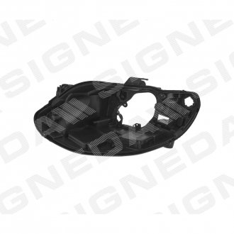 Фото автозапчасти корпус передней фары SEAT IBIZA, 12 - 17 SIGNEDA PST96001AL