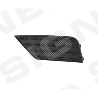 Фото автозапчастини решітка в бампер чорна SEAT LEON (5F), 11.12 - 20 (5F0853665F9B9) SIGNEDA PST99058CAL