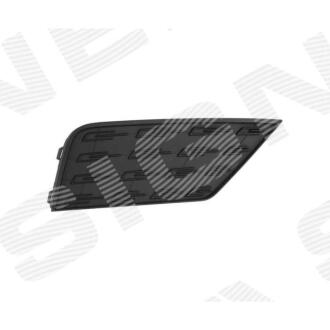 Фото автозапчастини решітка в бампер чорна SEAT LEON (5F), 11.12 - 20 (5F0853666F9B9) SIGNEDA PST99058CAR