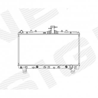 Фото автозапчасти радиатор 6.2L V8, (12-13), EDA\\\Cooling CHEVROLET CAMARO, 10 - 13 (22762595) SIGNEDA RA13345Q