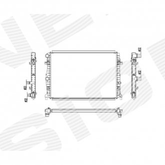 Фото автозапчастини радіатор EDA\\\Cooling AUDI A1 (GB), 10.18 - (2Q0121253K) SIGNEDA RA606723