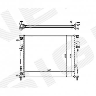 РАДИАТОР SIGNEDA RA63025Q