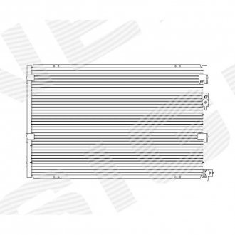 Фото автозапчасти радиатор кондиционера SIGNEDA RC4620