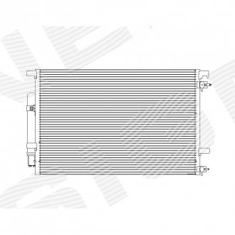 Фото автозапчасти радиатор кондиционера 3.7L, 5.0L, V6, V8, EDA\\\Cooling FORD MUSTANG, 15 - 17 (FR3Z-19712B) SIGNEDA RC4688