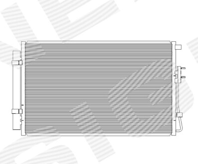 Фото автозапчасти радиатор кондиционера 2.4L, 3.3L, EDA\\\Cooling HYUNDAI SANTAFE, 13 - 18 (97606-2W500) SIGNEDA RC940392