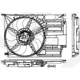 Фото автозапчасти диффузор радиатора SIGNEDA RD589089MH