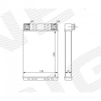 Фото автозапчасти вентилятор отопителя SIGNEDA RP72028