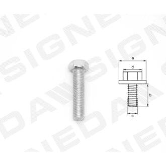 Фото автозапчасти пластмассовые крепления b - 29mm, c - 7mm, d - 11mm SIGNEDA T242010