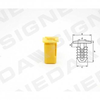 Фото автозапчасти пластмассовые держатели SIGNEDA T67510