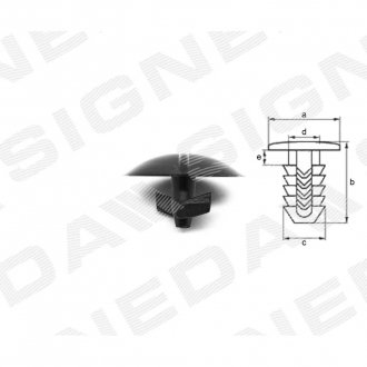 Фото автозапчасти пластмассовые держатели SIGNEDA T67710