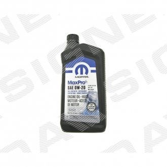 Фото автозапчастини масло 0w-20 MOPAR, 0W20 SEA, 1L, CHRYSLER PACIFICA, 17 - 21 (68523994AA) SIGNEDA TPDG002AO