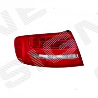 Фото автозапчастини задній ліхтар MAGNETI MARELLI, AVANT, зовнішній, Led, ECE AUDI A4/S4 (B8), 08 - 11 (8K9945095B) SIGNEDA ZAD191109L