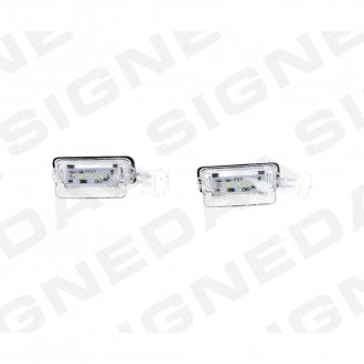 Фото автозапчасти подсветка номера led комплект CITROEN BERLINGO (7_), 02.08 - 06.12 (6340A3) SIGNEDA ZCTEP32