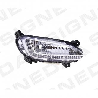 Фото автозапчастини протитуманна фара HYUNDAI SANTA FE/IX45, 13 -, Led, з однією лампочкою HYUNDAI SANTAFE, 13 - 18 (92202A1010) SIGNEDA ZHN2051R